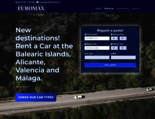 euromaxcars.com screenshot
