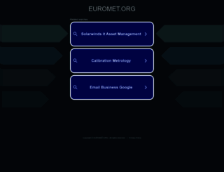 euromet.org screenshot