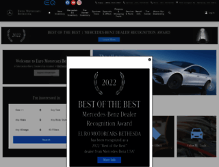 euromotorcars.mercedesdealer.com screenshot