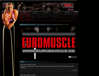 euromuscle.eu screenshot