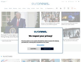 euronews-direct.bce.lu screenshot