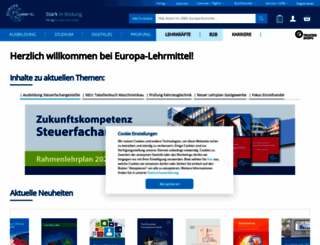 europa-lehrmittel.de screenshot