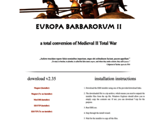 europabarbarorum.com screenshot