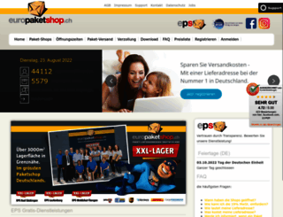europaketshop.ch screenshot