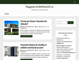 europalist.cz screenshot