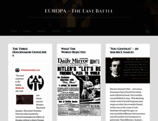 europathelastbattle.wordpress.com screenshot