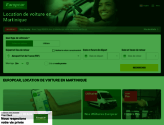 europcar-martinique.com screenshot