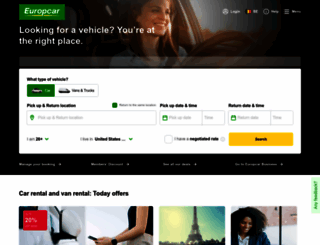 europcar.be screenshot