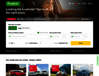 europcar.ch screenshot