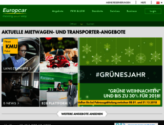europcar.co.at screenshot