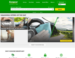 europcar.com.eg screenshot