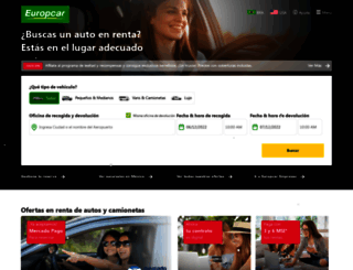 europcar.com.mx screenshot