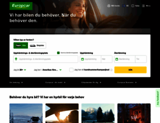 europcar.se screenshot