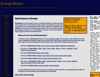 europe-buses.com screenshot
