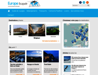 europe-escapade.com screenshot