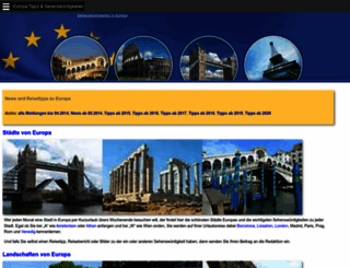 europe-sightseeing.com screenshot