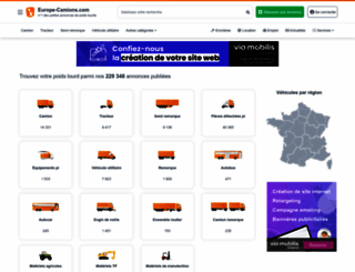 europe-utilitaires.com screenshot