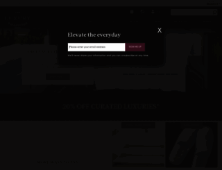 europe.luxurycollectionstore.com screenshot