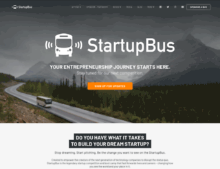 europe.startupbus.com screenshot