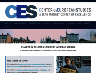 europe.unc.edu screenshot