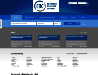 european-business-connect.de screenshot