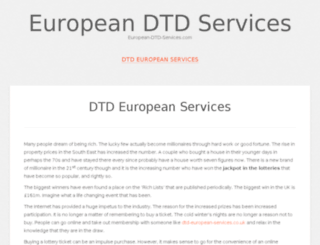 european-dtd-services.com screenshot