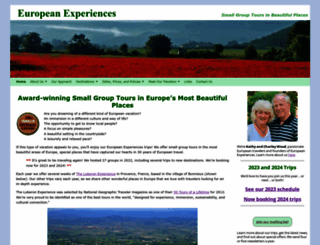 european-experiences.com screenshot