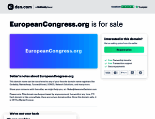 europeancongress.org screenshot