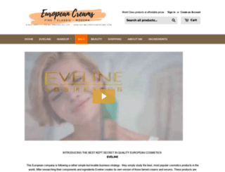 europeancreams.com screenshot