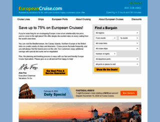 europeancruise.com screenshot