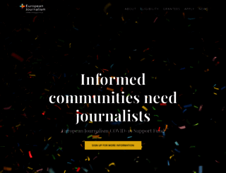 europeanjournalism.fund screenshot