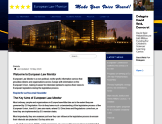 europeanlawmonitor.org screenshot