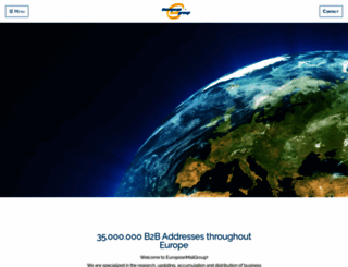 europeanmailgroup.com screenshot