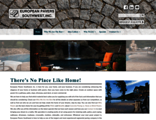 europeanpaverssouthwest.com screenshot