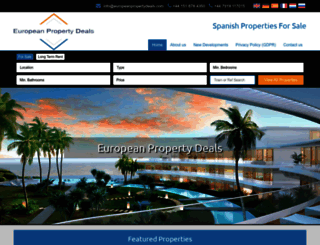 europeanpropertydeals.com screenshot
