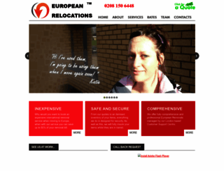 europeanrelocations.co.uk screenshot