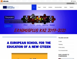 europeanschool.altervista.org screenshot
