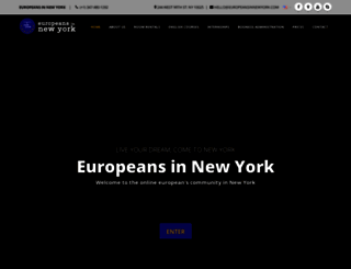 europeansinnewyork.com screenshot