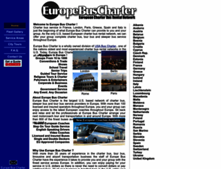 europebuscharter.com screenshot