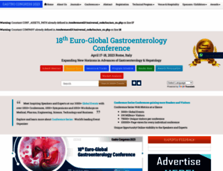 europegastroenterology.gastroconferences.com screenshot