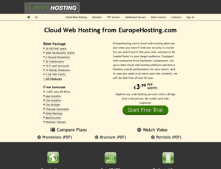 europehosting.com screenshot