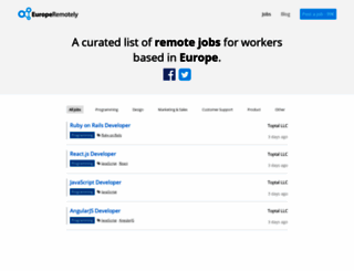 europeremotely.com screenshot