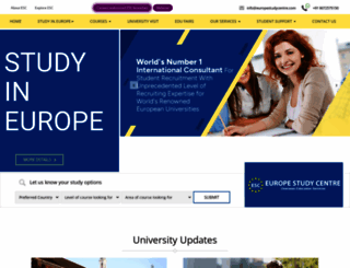 europestudycentre.com screenshot