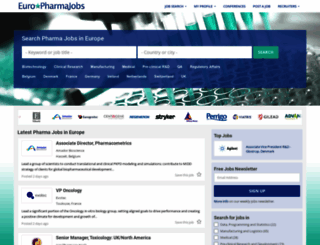 europharmajobs.com screenshot