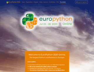 europython.org screenshot