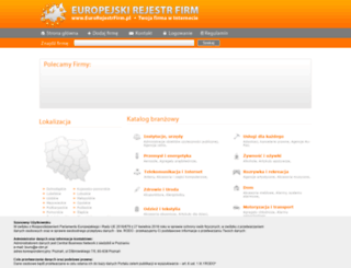 eurorejestrfirm.pl screenshot
