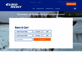 eurorent.fi screenshot