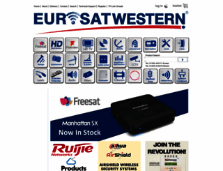 eurosatwestern.co.uk screenshot