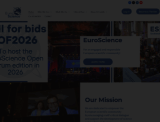 euroscience.org screenshot