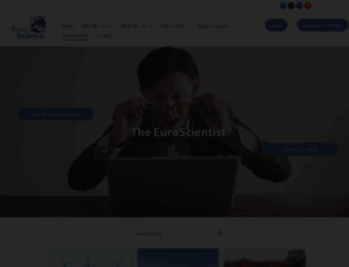euroscientist.com screenshot